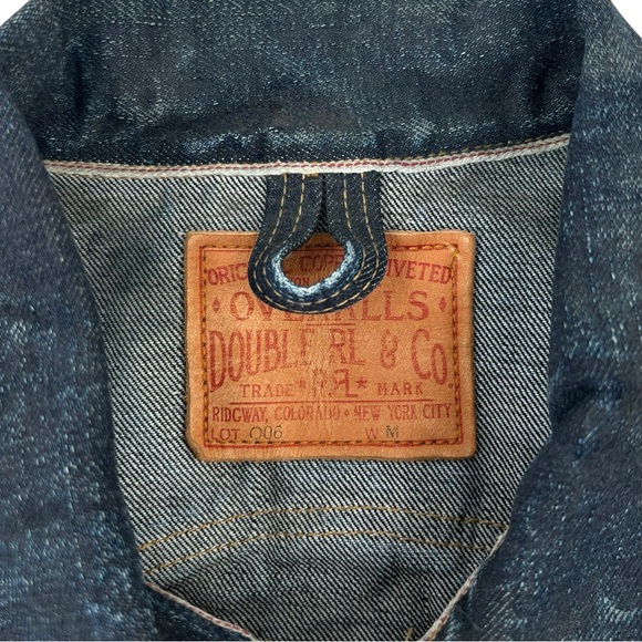 NWT RRL Ralph Lauren Double RL Stratford Dark Wash Denim Work Jacket - Picture 6 of 9